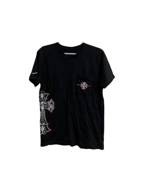 Chrome Hearts Guns N’ Roses cross shoulder logo tee