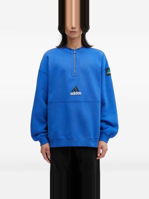 adidas Eqt half-zip logo sweatshirt