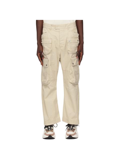 DSQUARED2 Beige Multipocket Cargo Pants