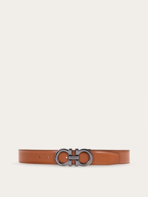 FERRAGAMO Reversible and adjustable Gancini belt