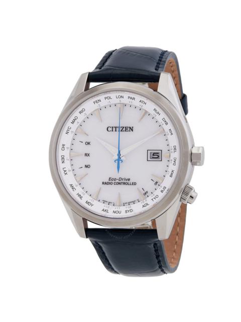 Other Designers Citizen Eco-Drive Perpetual World Time Silver Dial Watch CB0270-10A