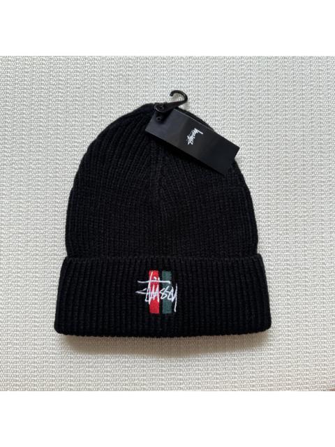 Stüssy Stussy Bars Logo Beanie Hat / Black