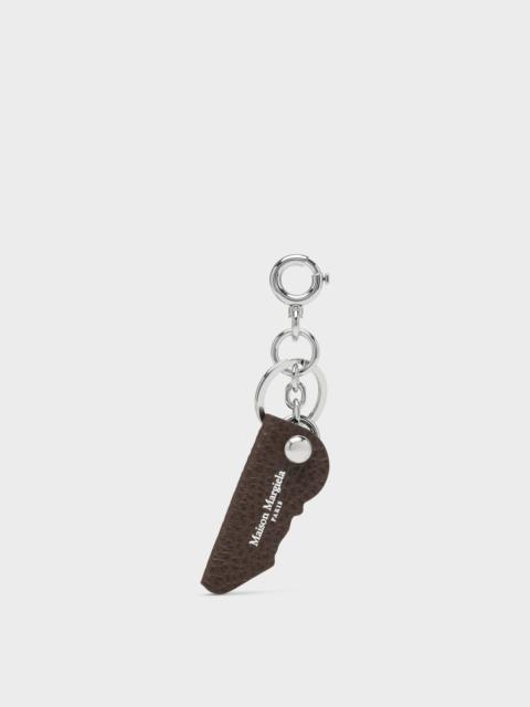 Maison Margiela Logo leather keyring