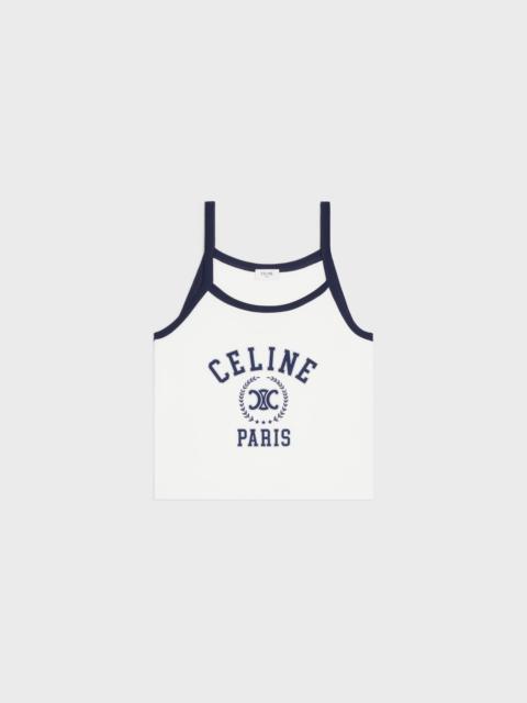 CELINE celine tank top IN cotton jersey