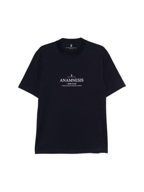 Printed cotton t-shirt