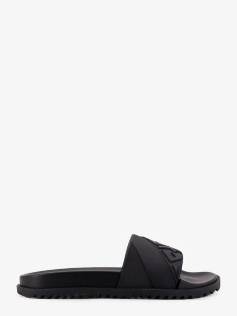 FENDI Fendi Men Ff Rubber Slides