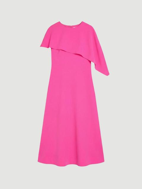 KAREN MILLEN Plus Size Soft Tailored Cape Detail Tailored Midi Dress