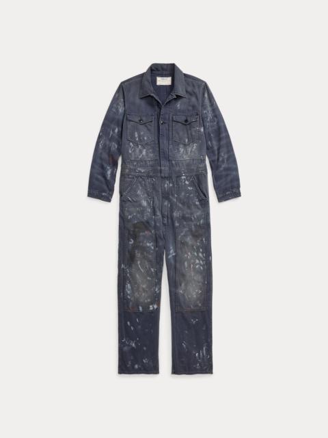 RRL by Ralph Lauren Distressed Reverse-Sateen Coverall