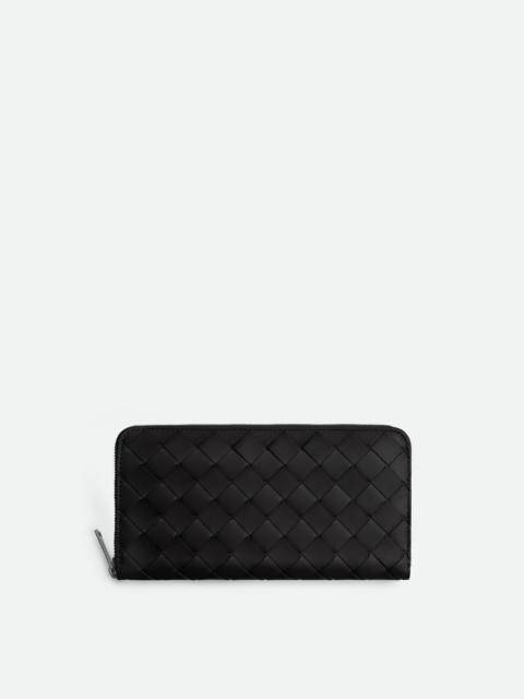 Bottega Veneta Intrecciato Zip Around Wallet