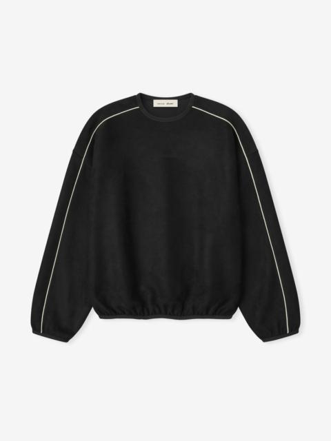 ESSENTIALS Suede Fleece Signature Modern Crewneck Sweatshirt