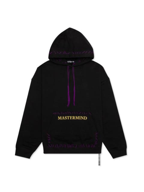 MASTERMIND WORLD MASTERMIND WORLD HAND STITCHED HOODIE - BLACK