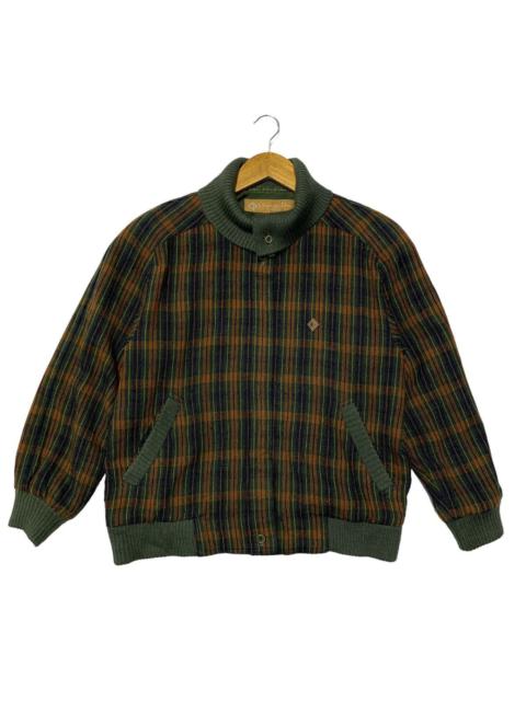 Dior 🔥VTG C.D SPORTS WOOL GREEN TARTANS JACKET