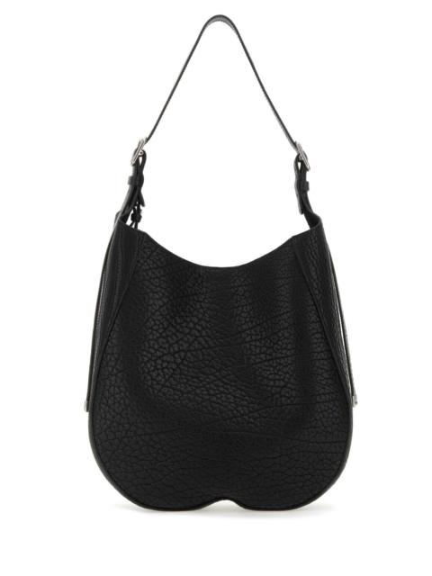 Burberry Burberry Women Black Leather Medium Chess Shoulder Bag