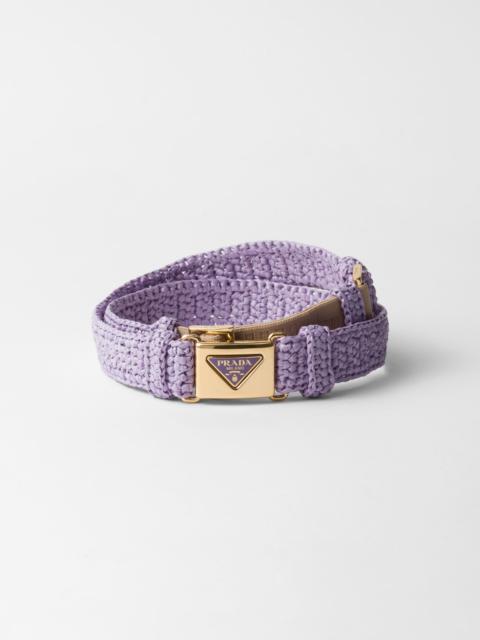 Prada Crochet belt