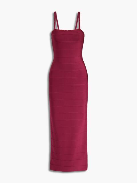 Other Designers Crystal-trimmed bandage maxi dress