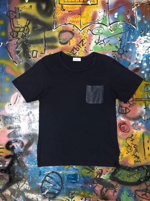 Other Designers Japanese Brand - ISSEY MIYAKE PLEATS PLEASE POCKET TEE LEATHER