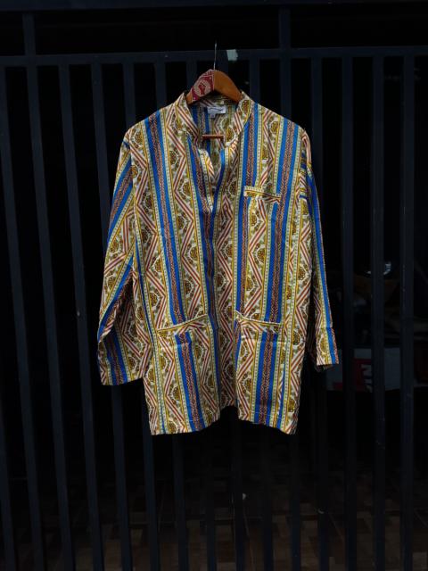 Other Designers 💥 Vintage Sambalpuri Kurta Pyjamas Blue Bohemian Style