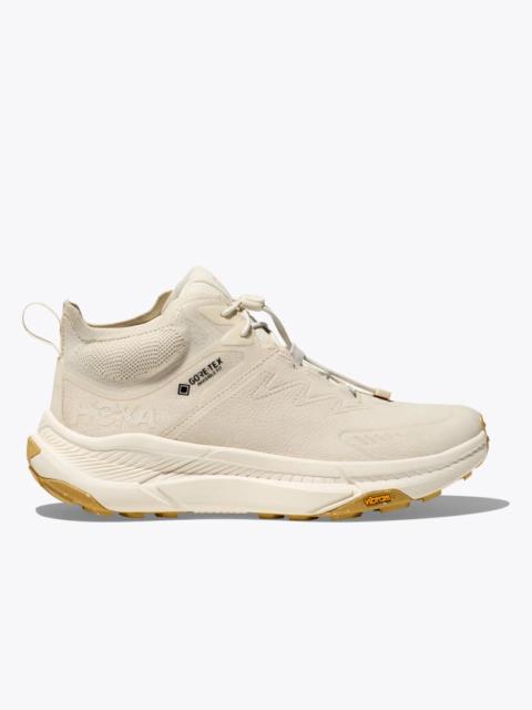 HOKA Women's Transport Chukka GTX Shoes in Oat Milk/Alabaster