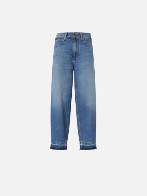 PINKO BALLOON JEANS WITH WORN EFFECT