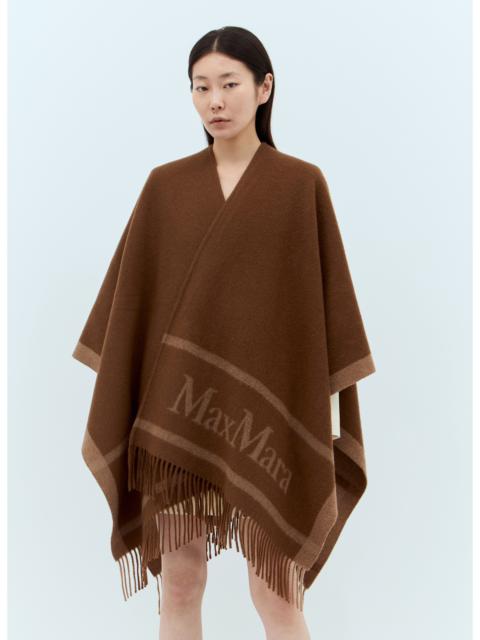 Max Mara Max Mara Women Wool Cloak With Fringes