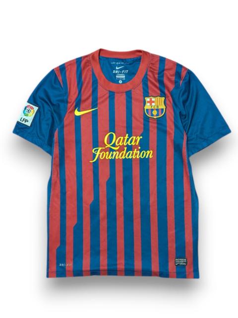 Nike Nike Barcelona Jersey 2011 2012 Home Shirt Barca Spain Villa
