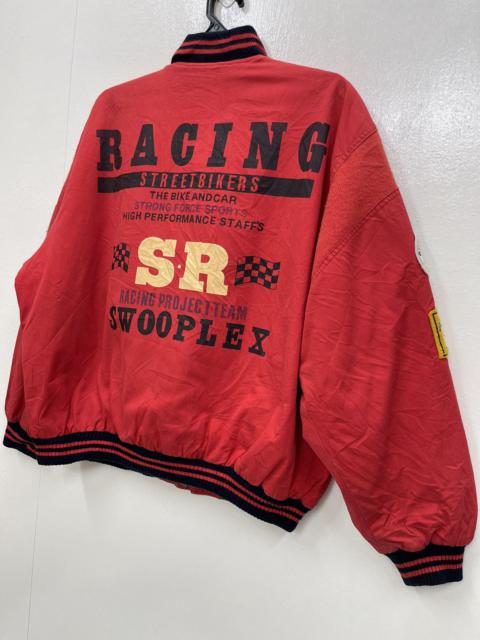 Other Designers Vintage Bomber Jacket SwoopPlex Racing Team
