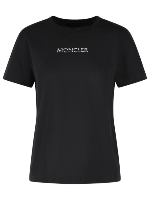 Moncler Moncler Black Cotton T-Shirt Women