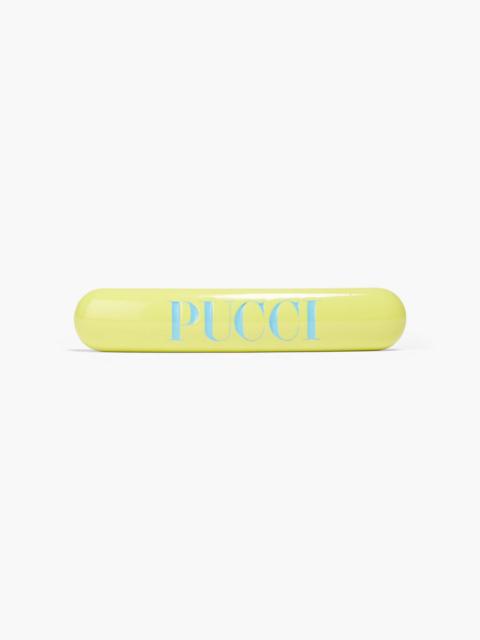 PUCCI Logo-print acrylic hair clip