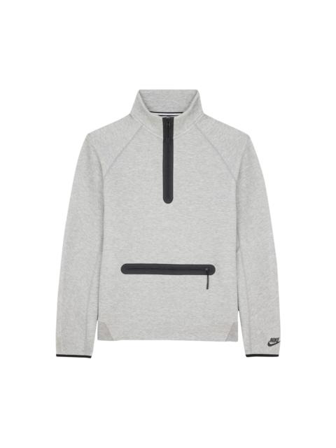 Nike Nike Sportswear Tech Fleece 1/2 Zip Sweatshirt 'Dark Grey Heather/Black'