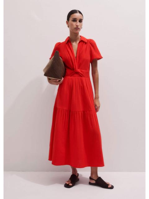 ME+EM Twist Front Maxi Dress