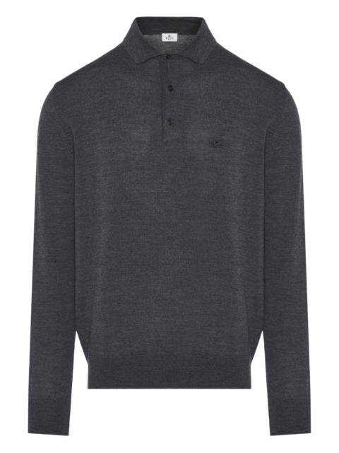 Etro long-sleeve polo shirt