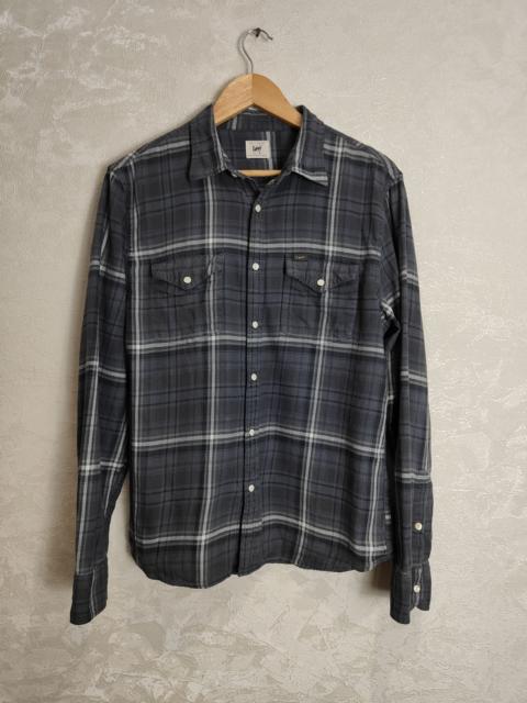 Other Designers Lee Western Flannel Cowboy Style Shirt