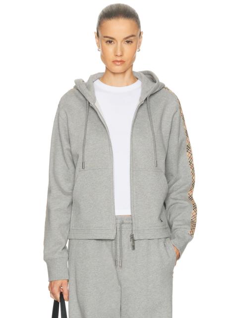 Burberry Harper Zip Up Hoodie