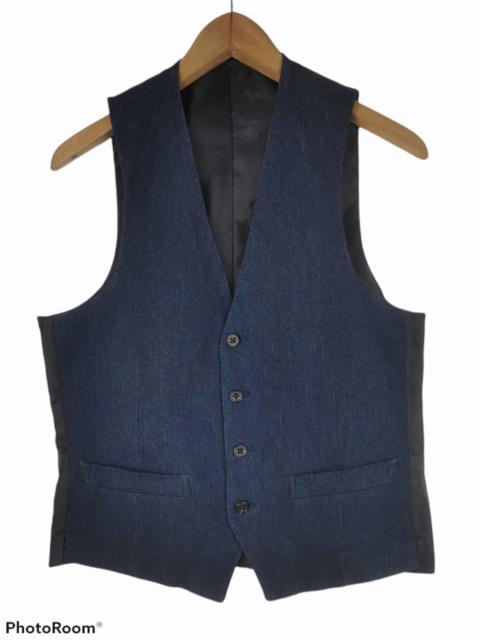 Other Designers Vintage - Kaihara Denim Slim Tapered Indigo Suit Vest