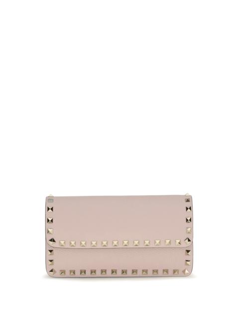 Valentino Valentino Garavani Rockstud Chain Wallet Rose Quartz