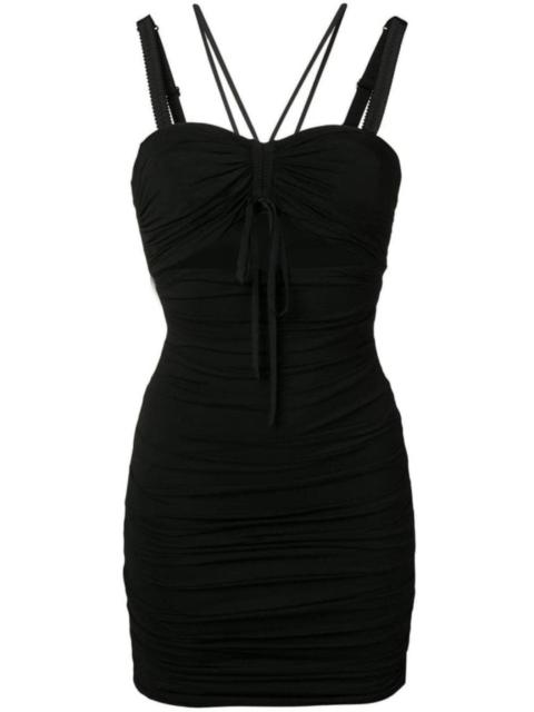 Dolce & Gabbana Ruched Cut-out Dress