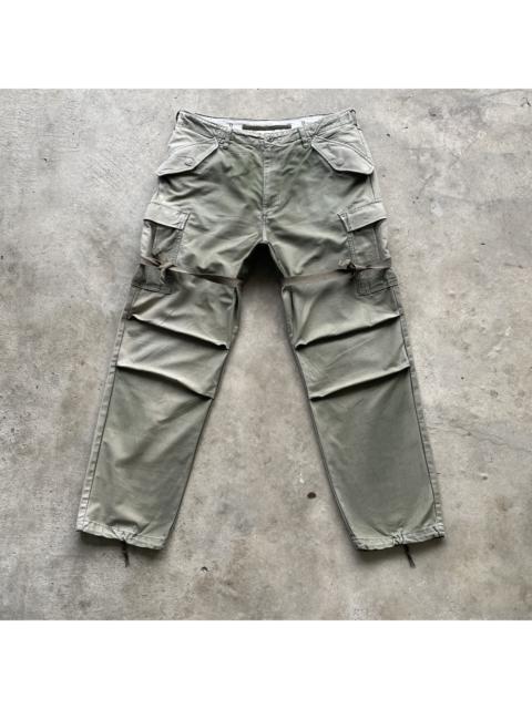 Other Designers Japanese Brand - Vintage Back Number Faded Cargo Parachute Bondage Pants W34