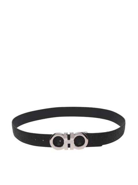 Ferragamo Men Gancini Buckle Reversible Belt