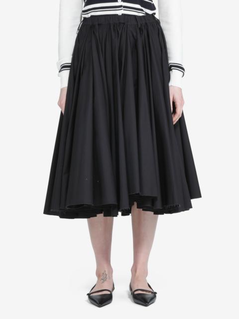 N°21 PLEATED CIRCLE SKIRT