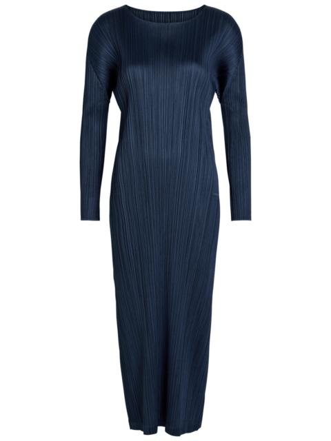 Pleats Please Issey Miyake Pleats Please Issey Miyake Pleated Woven Midi Dress