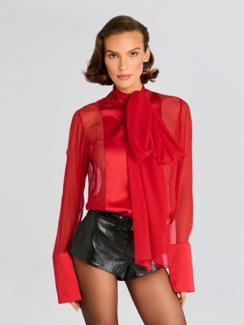 RETROFÊTE SURI SILK BLOUSE