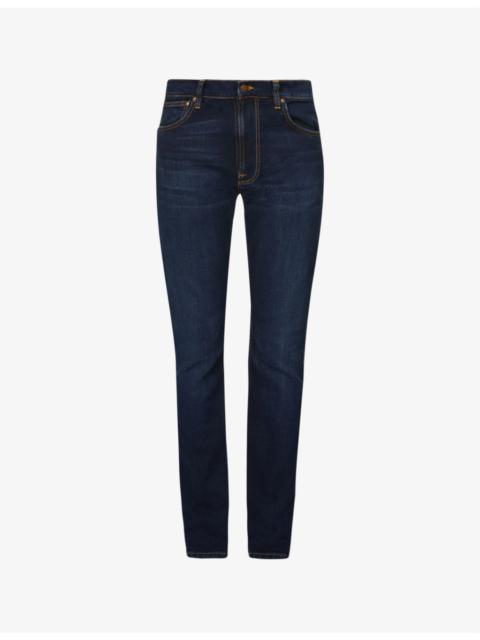 Nudie Jeans Lean Dean slim-fit tapered-leg stretch-denim jeans