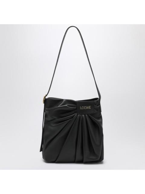 Loewe Loewe Draped Tote Bag In Black Leather Women
