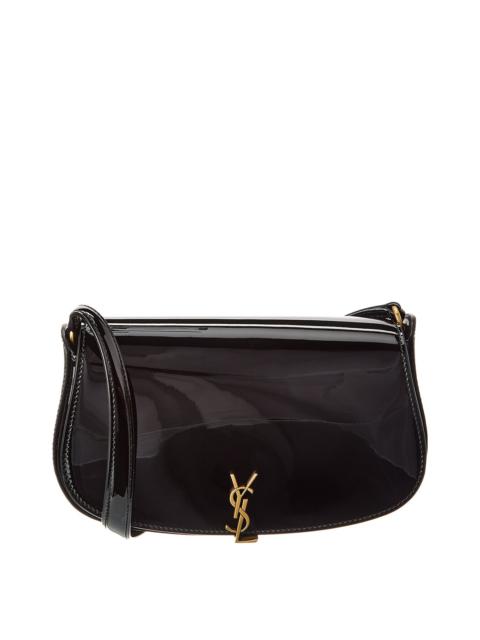 SAINT LAURENT Saint Laurent Demi Lune Patent Shoulder Bag