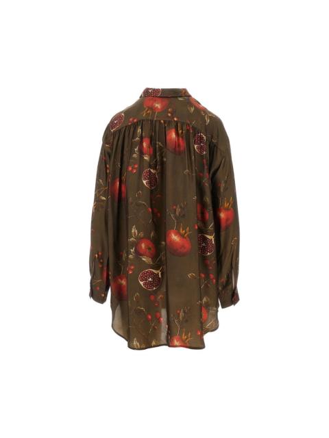 UMA WANG 'TYESHA' PRINTED TWILL SHIRT