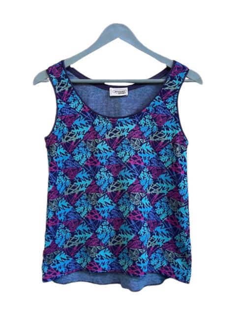 Missoni Sport Abstract Design Sleeveless Tee