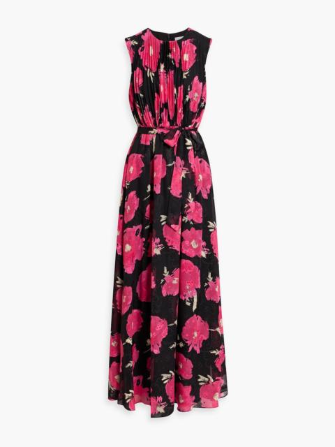 Other Designers Floral-print fil coupé chiffon maxi dress