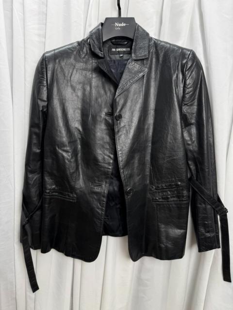 Ann Demeulemeester Ann Demeulemeester 04AW Belted Leather Jacket