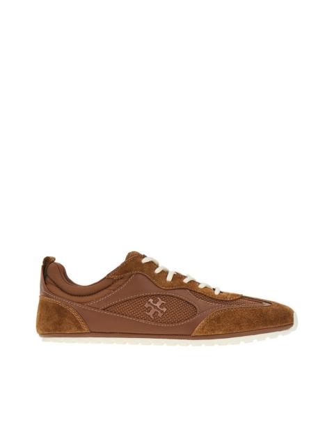 TORY BURCH Tory Burch 'Field' Mesh And Leather Sneakers Brown