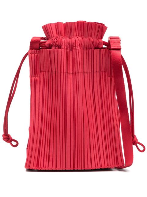 Pleats Please Issey Miyake Pleats Please Issey Miyake Women Square Pelated Bucket Bag